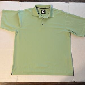 FootJoy Men's Light Green Polo Shirt Large